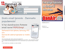 Tablet Screenshot of danmail.dk